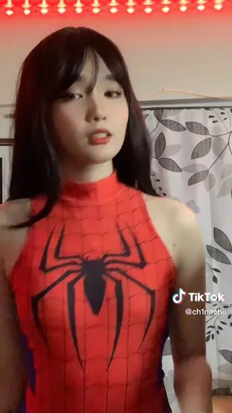 Chinachi Spiderman Bodysuit Tease OnlyFans Video Leaked