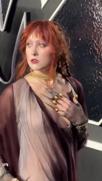 Chappellroan Sheer Gown Cleavage Display OnlyFans Video Leaked