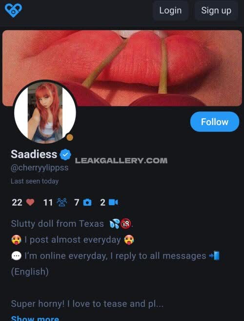Cherryylippss Cherry Lips Close Up OnlyFans Photo Leaked