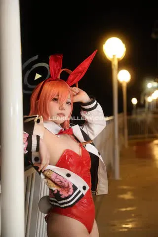 Chizucheese8 Red Bunny Suit Tease OnlyFans Photo Leaked