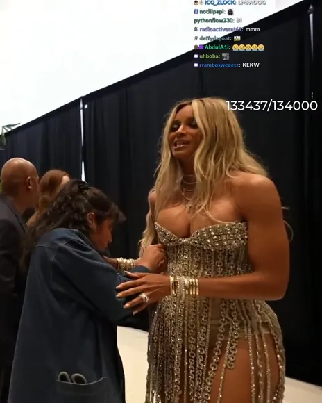 Ciara Glittering Gown Cleavage OnlyFans Video Leaked