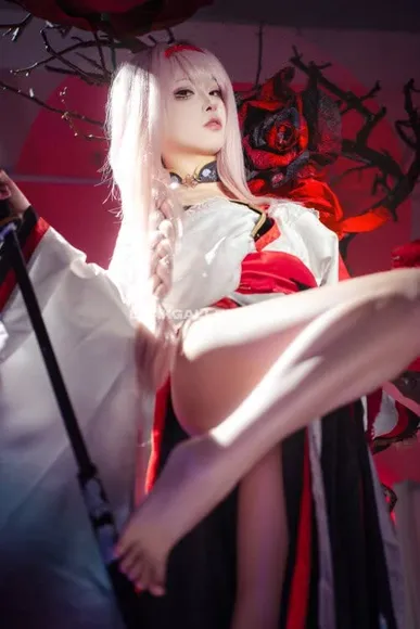 Coser Legs Spread In Costume OnlyFans Photo Leaked