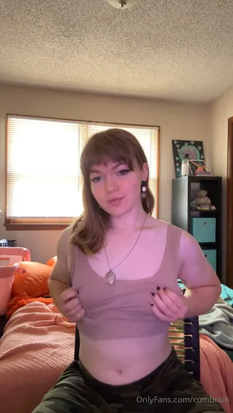 Cumbrain Topless Titty Tease OnlyFans Video Leaked