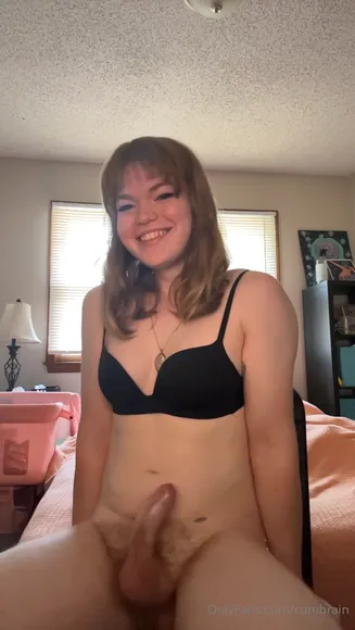 Cumbrain Black Bra Tease OnlyFans Video Leaked