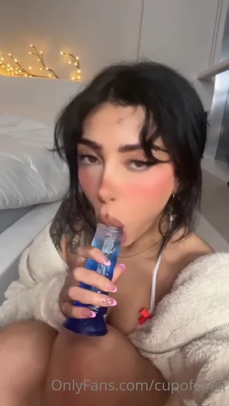 Cupofchaii Blue Toy Sucking OnlyFans Video Leaked