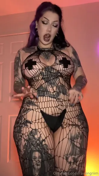 Dakotagrim Fishnet Bodysuit Tease OnlyFans Video Leaked