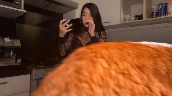 Danielaazuaje Fishnet Bodysuit Selfie OnlyFans Video Leaked