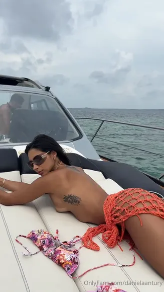 Danielalotus Topless Boat Pose OnlyFans Video Leaked