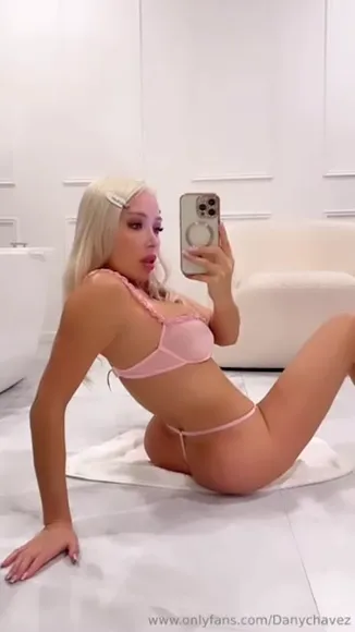 Daniella Chavez Pink Lingerie Selfie OnlyFans Video Leaked
