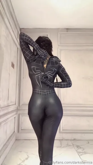 Darkstarmia Spiderweb Bodysuit Pose OnlyFans Video Leaked