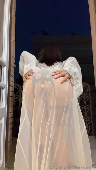Darkstarmia Sheer Robe Ass Tease OnlyFans Video Leaked