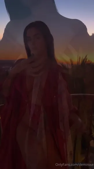 Demirose Naked Ass On Balcony OnlyFans Video Leaked