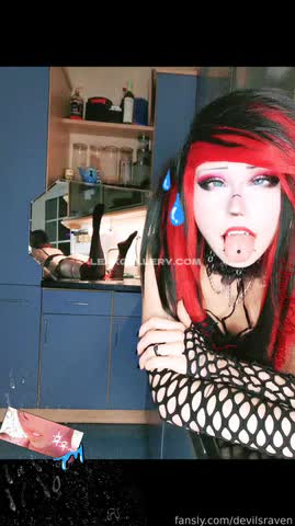 Devilsraven666 Fishnet Top Tease OnlyFans Photo Leaked