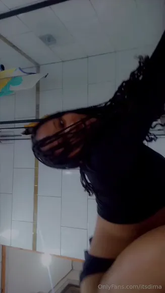 Dima Black Bodysuit Ass Flex OnlyFans Video Leaked