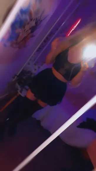 Dollblush Black Lingerie Mirror Selfie OnlyFans Video Leaked