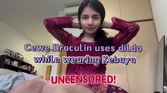 Draculin Kebaya Clad Dildo Play OnlyFans Video Leaked