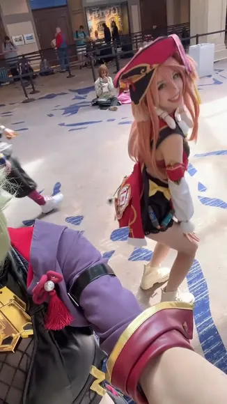 Duckie_cos Cosplay Skirt Lift Tease OnlyFans Video Leaked