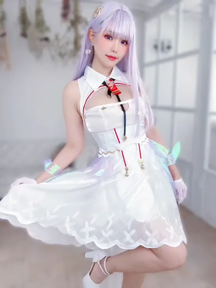 Eeelyeee White Maid Outfit Tease OnlyFans Video Leaked