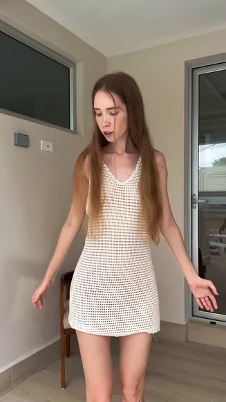 Eireenwanderlust Sheer Knit Dress Tease OnlyFans Video Leaked