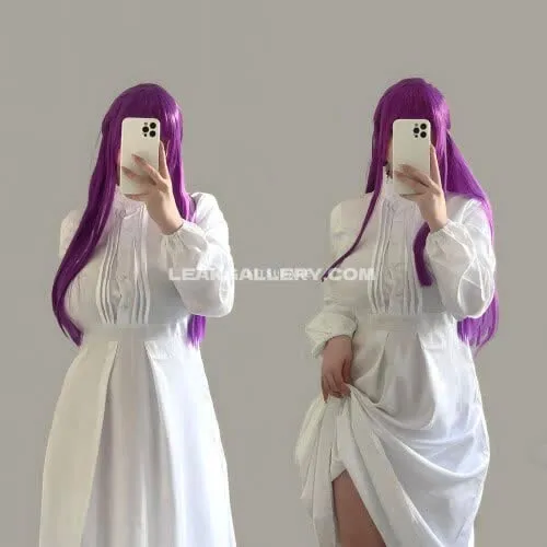 Elaska White Dress Thigh Flash OnlyFans Photo Leaked