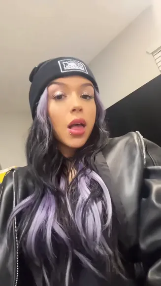 Elaynablack Leather Jacket Pout OnlyFans Video Leaked