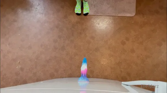 Elle-marz Rainbow Dildo Tease OnlyFans Video Leaked