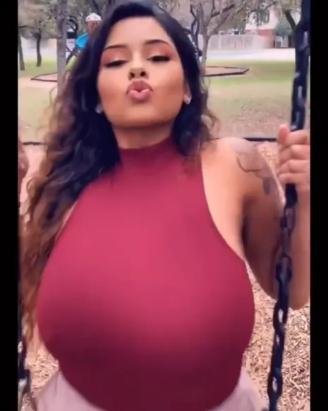 Elsababy Red Bodysuit Swing Tease OnlyFans Video Leaked