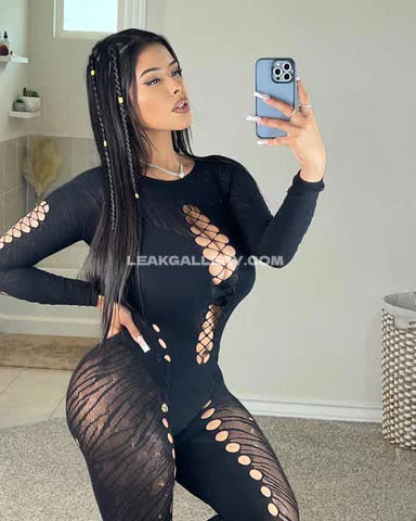 Elsababy Mesh Bodysuit Selfie Pose OnlyFans Photo Leaked