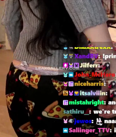 Emiru Pizza Print Pants Tease OnlyFans Photo Leaked