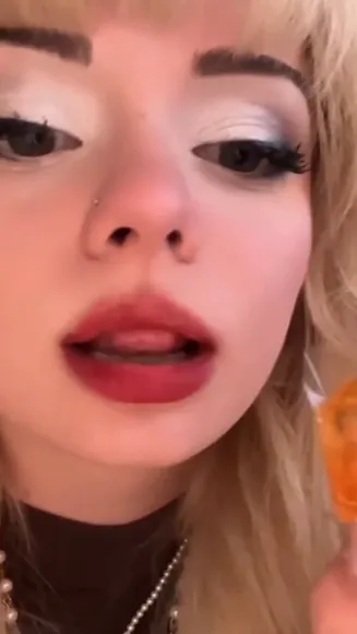 Emmasmyspaceasmr Licking Candy Wrapper OnlyFans Video Leaked