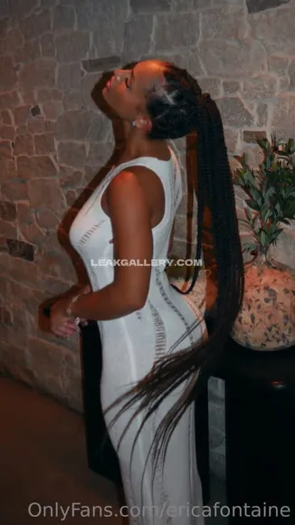 Ericafontaine White Dress Side Pose OnlyFans Photo Leaked