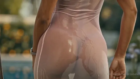 Erzabelx Wet Sheer Bodysuit Ass OnlyFans Video Leaked