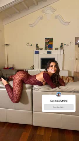 Eva Padlock Red Bodysuit Tease OnlyFans Photo Leaked