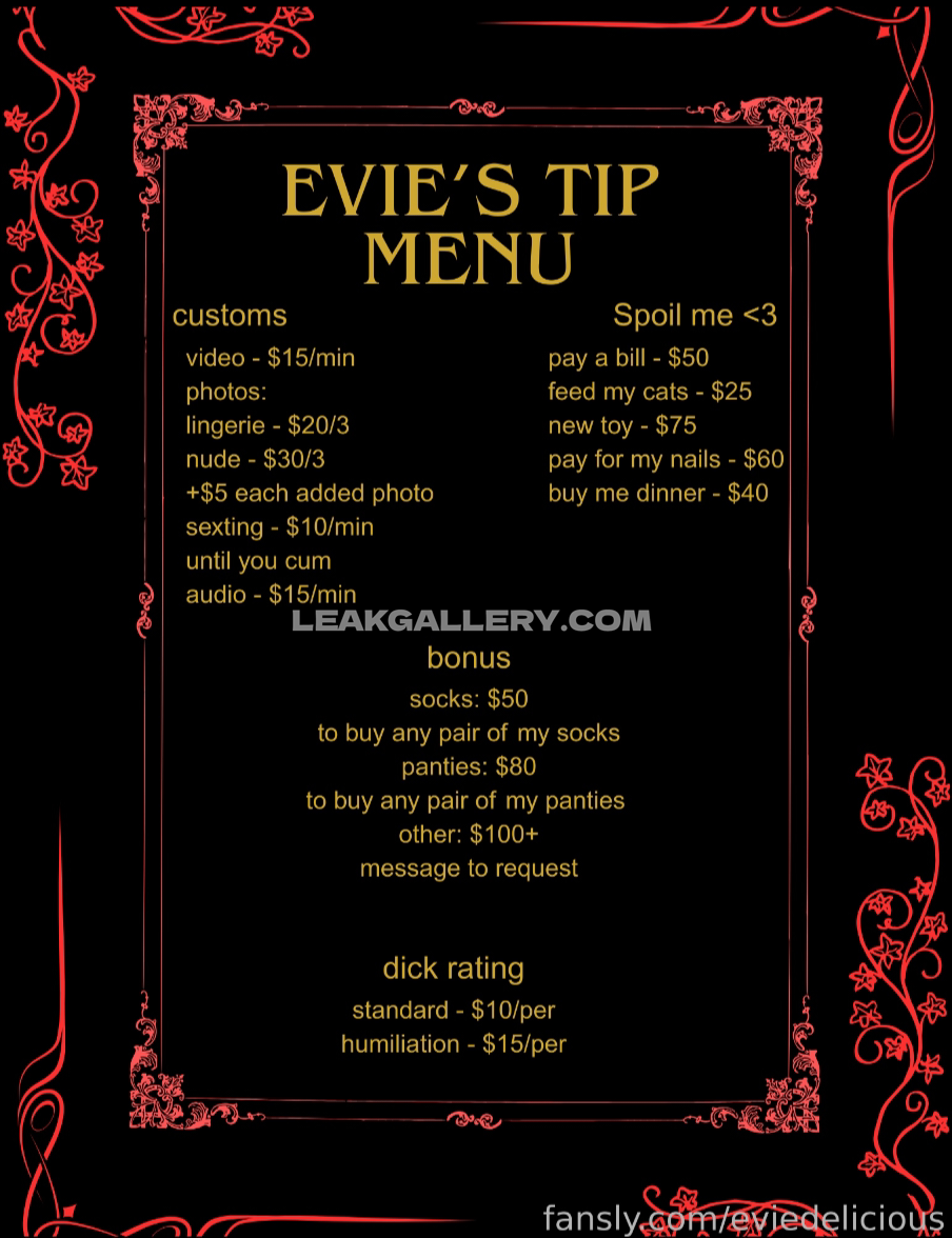Eviedelicious Exclusive Leaked Nude OnlyFans #13101529
