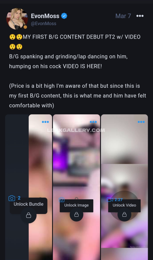 Evonmoss Exclusive Leaked Nude OnlyFans #14718772