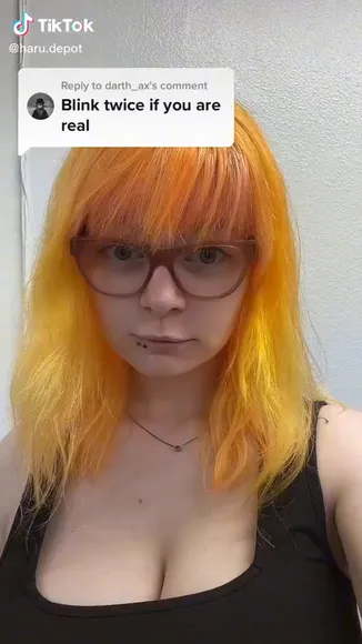 Fake Black Tank Top Cleavage OnlyFans Video Leaked