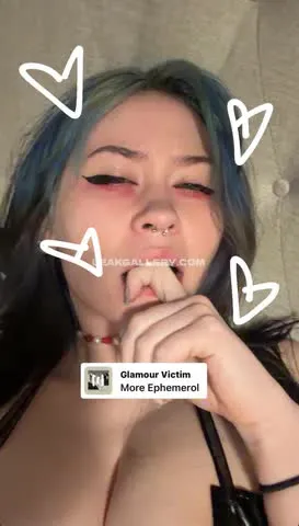 Fanghasfangs... Finger In Mouth Tease OnlyFans Photo Leaked