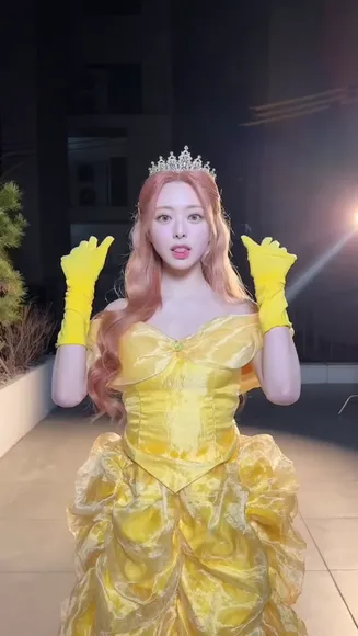 Feelabitshy Yellow Ballgown Tease OnlyFans Video Leaked