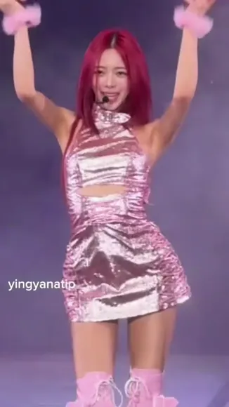 Feelabitshy Shiny Pink Mini Dress OnlyFans Video Leaked