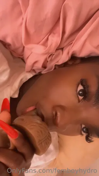 Femboyhydro Dildo Sucking Tease OnlyFans Video Leaked