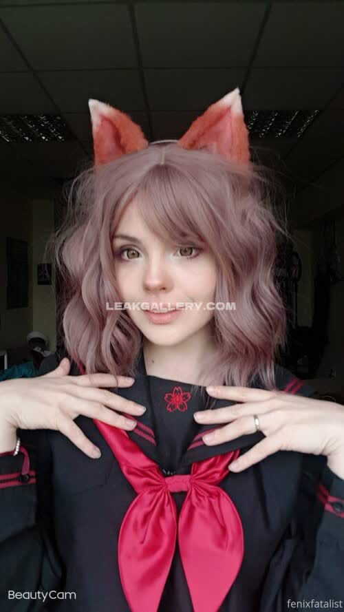 Fenix_fatalist Cat Ear Schoolgirl Tease OnlyFans Photo Leaked