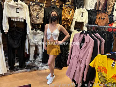 Flashingemma White Bralette And Skirt OnlyFans Photo Leaked
