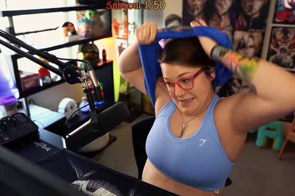 Fooya Blue Sports Bra Tease OnlyFans Video Leaked