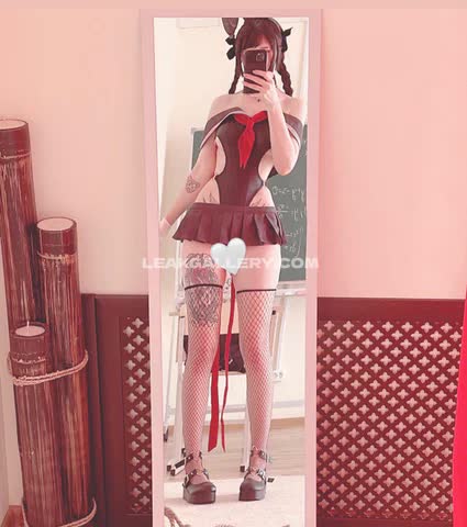Frauleinmilk Fishnet Stockings Tease OnlyFans Photo Leaked