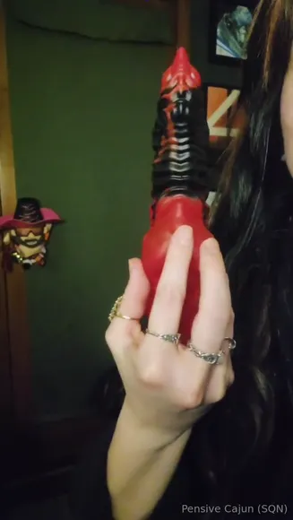 Freya_ Red Dildo Insertion OnlyFans Video Leaked