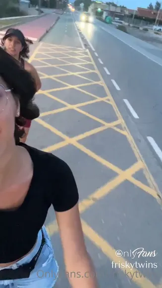 Friskytwins Skating In Denim Shorts OnlyFans Video Leaked
