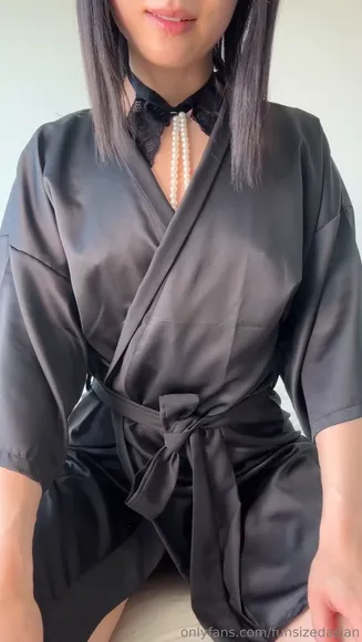 Funsizedasian Black Lace Thong Tease OnlyFans Video Leaked