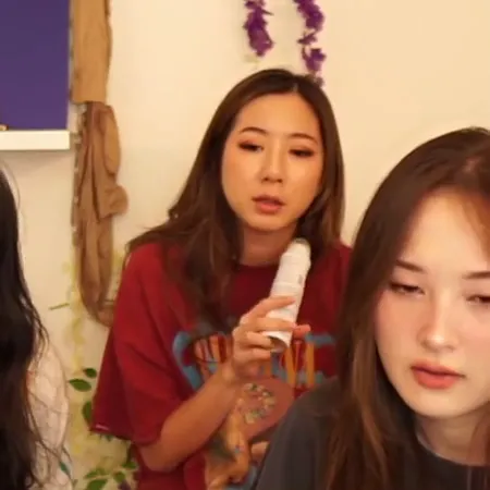 Fuslie Holding White Microphone OnlyFans Video Leaked