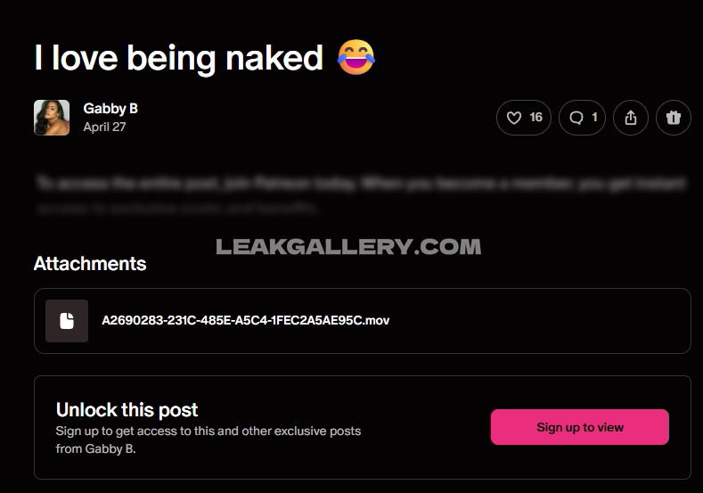 Gabbybmusic Exclusive Leaked Nude OnlyFans #12950229