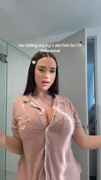 Gabbymccarthy Pink Pajama Top Tease OnlyFans Video Leaked